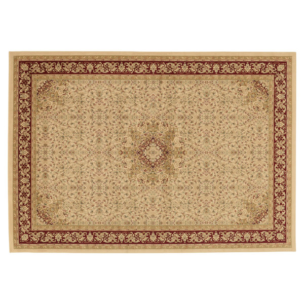 Astoria Grand Mouton Tufted Brown/Red Rug Wayfair.co.uk